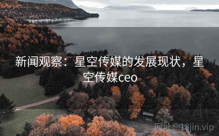 新闻观察:星空传媒的发展现状,星空传媒ceo 新闻观察:星空传媒的发展现状,星空传媒ceo