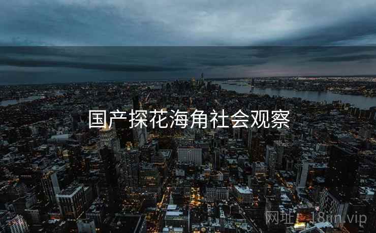 国产探花海角社会观察 国产探花海角社会观察